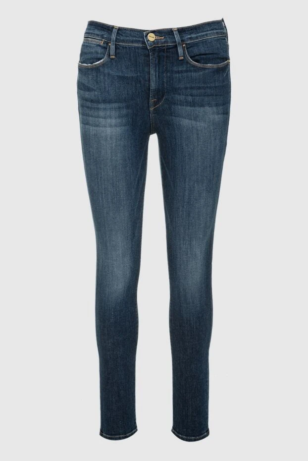 Frame женские джинсы из хлопка синие женские купить с ценами и фото 161472 - фото 1