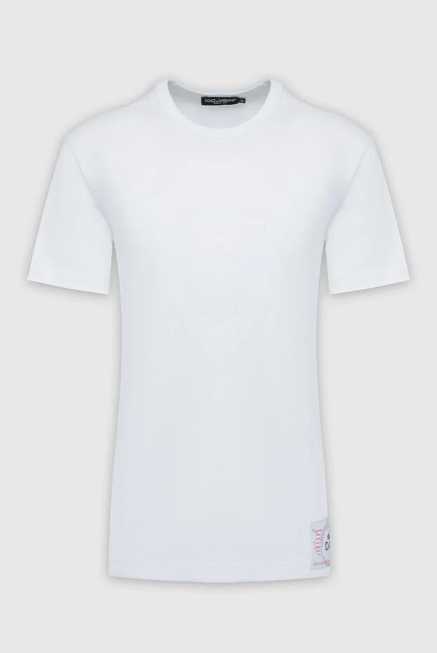 Dolce & Gabbana man white cotton t-shirt for men buy with prices and photos 161514 - photo 1