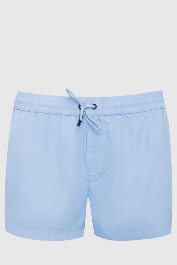 Dolce & Gabbana мужские шорты пляжные из полиэстера голубые мужские купить с ценами и фото 161519 - фото 1