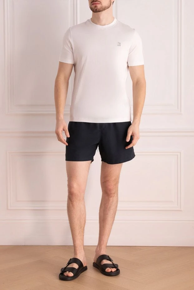 Loro Piana man blue polyester beach shorts for men buy with prices and photos 161523 - photo 2