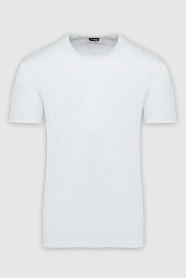 Kiton white cotton t-shirt for men 161530 - photo 1