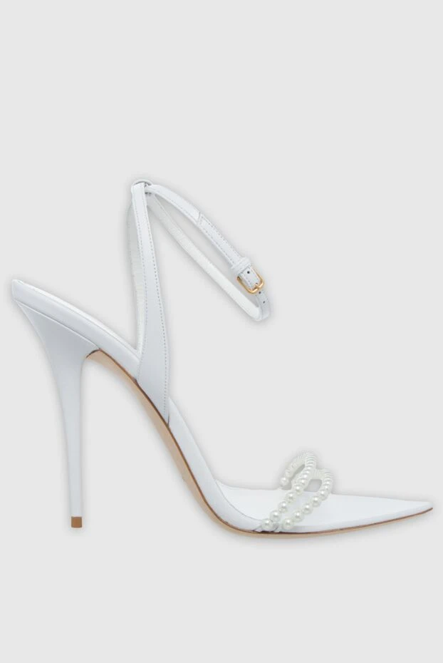 Saint Laurent woman white leather sandals for women buy with prices and photos 161564 - photo 1