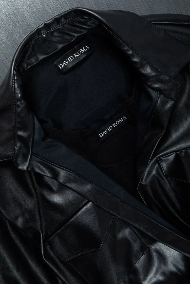 David Koma боди из полиэстера и эластана черное женское 161574 - фото 2