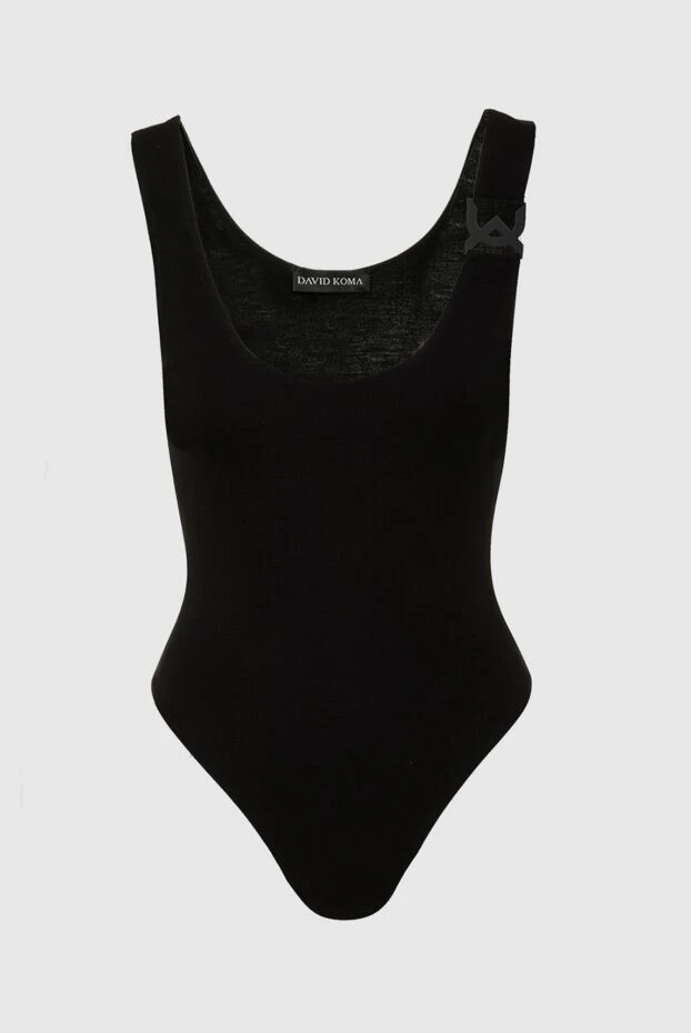 David Koma woman bodysuit made of polyester and elastane black for women buy with prices and photos 161574 - photo 1