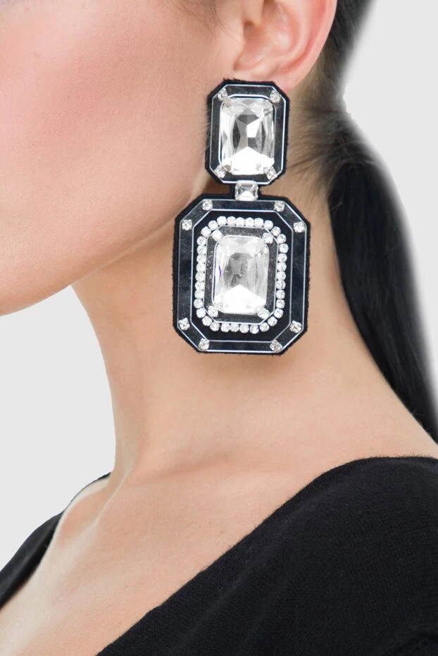 David Koma woman gray metal earrings for women buy with prices and photos 161582 - photo 2