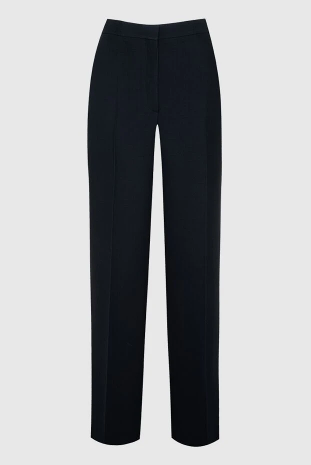 Dior woman black wool and silk trousers for women buy with prices and photos 161605 - photo 1