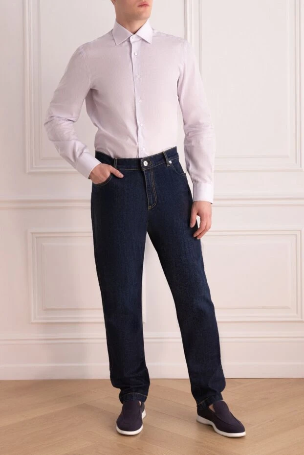 Billionaire man blue cotton jeans for men 161684 - photo 2