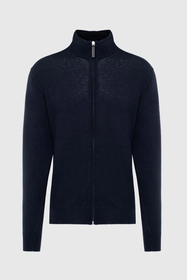 Billionaire man men's cardigan made of wool and cashmere blue buy with prices and photos 161685 - photo 1