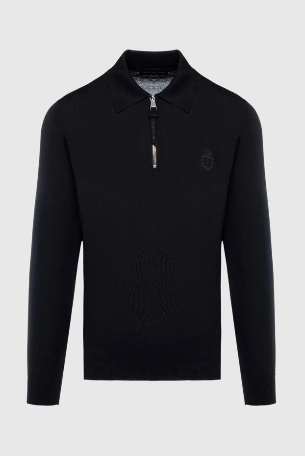 Billionaire man wool long sleeve polo blue for men buy with prices and photos 161687 - photo 1