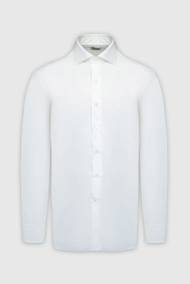 Alessandro Gherardi мужские сорочка из хлопка белая мужская купить с ценами и фото 161702 - фото 1