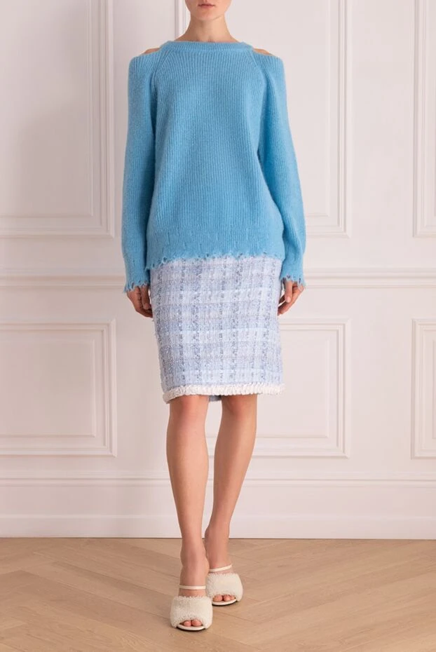 Erika Cavallini woman blue jumper for women buy with prices and photos 161708 - photo 2