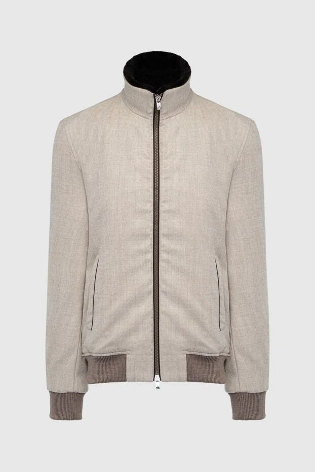 Tombolini мужские куртка из шерсти бежевая мужская купить с ценами и фото 161721 - фото 1