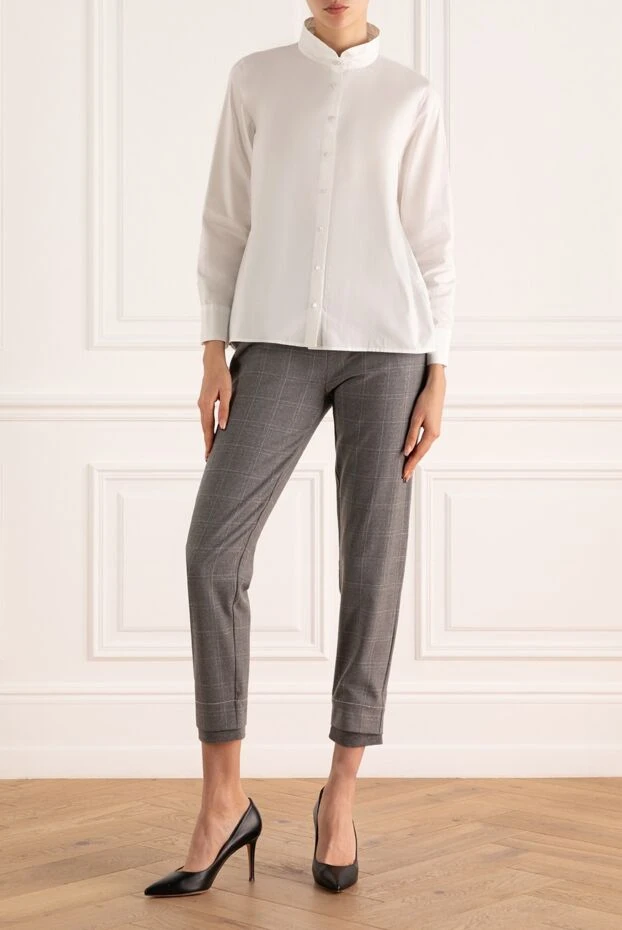 D.Exterior woman gray wool trousers for women buy with prices and photos 161740 - photo 2