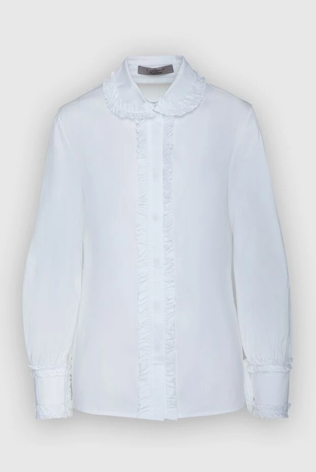 D.Exterior женские рубашка из хлопка и полиамида белая женская купить с ценами и фото 161742 - фото 1