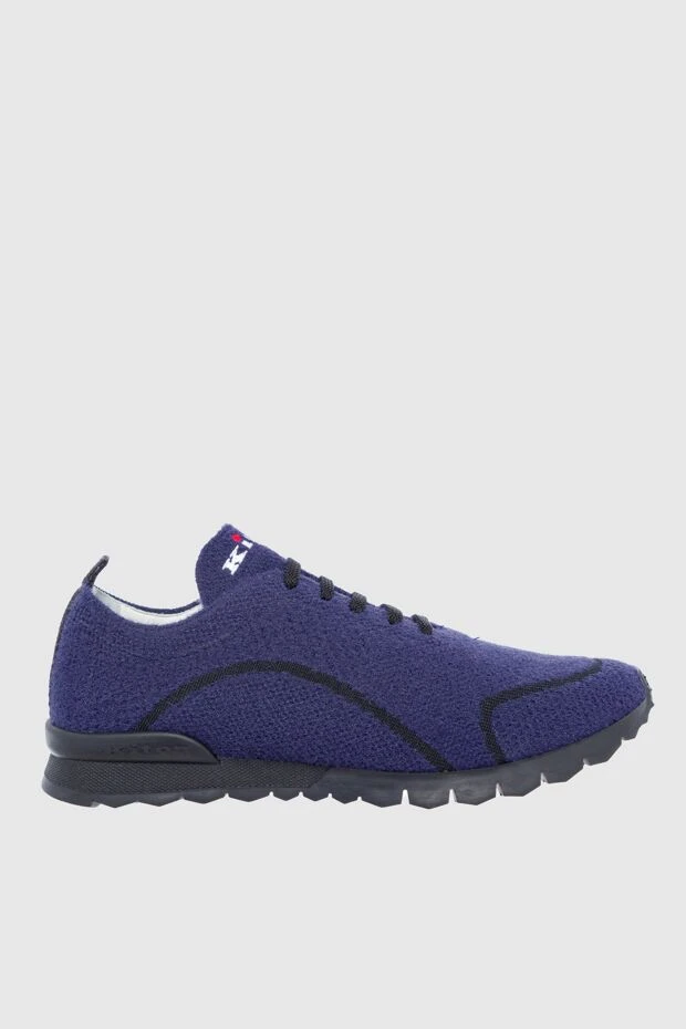 Kiton man blue textile sneakers for men buy with prices and photos 161777 - photo 1