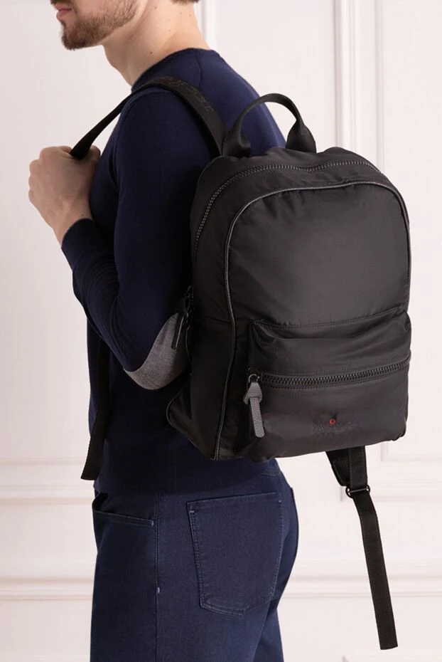 Kiton man polyamide backpack black for men buy with prices and photos 161779 - photo 2