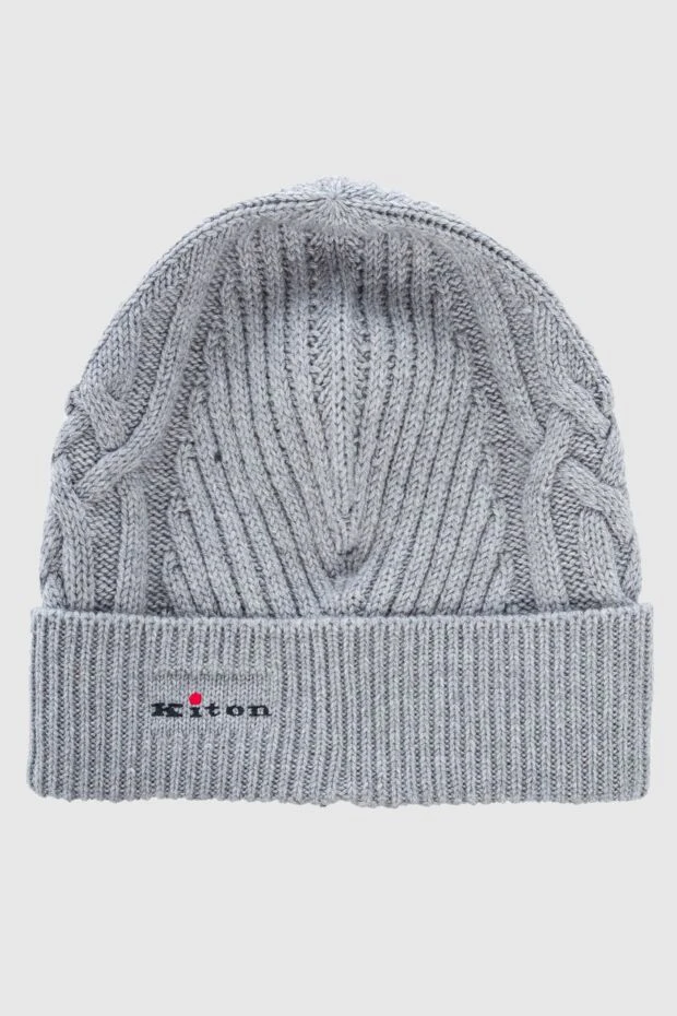 Kiton man gray wool hat for men buy with prices and photos 161781 - photo 1