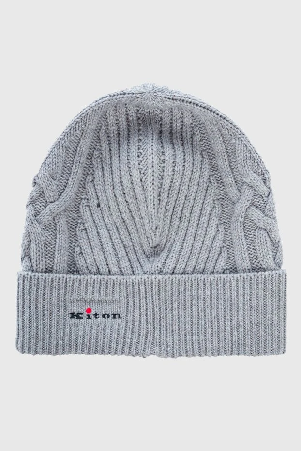 Gray woolen hat for men