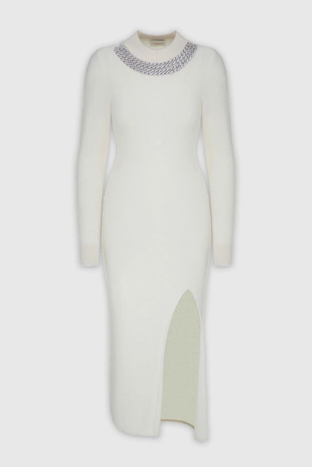 Giuseppe Di Morabito женские платье из шерсти и полиамида белое женское купить с ценами и фото 161796 - фото 1