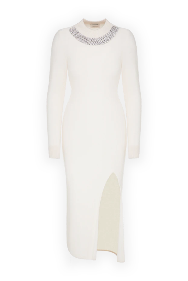 Giuseppe Di Morabito white wool and polyamide dress for women 161796 - photo 1