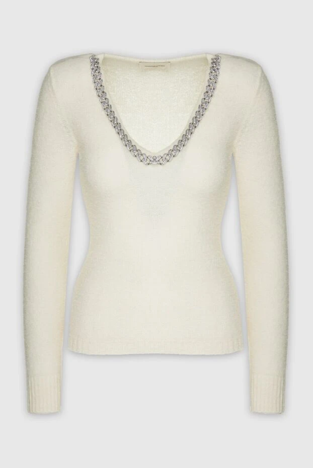 Giuseppe Di Morabito woman white wool and polyamide jumper for women buy with prices and photos 161801 - photo 1
