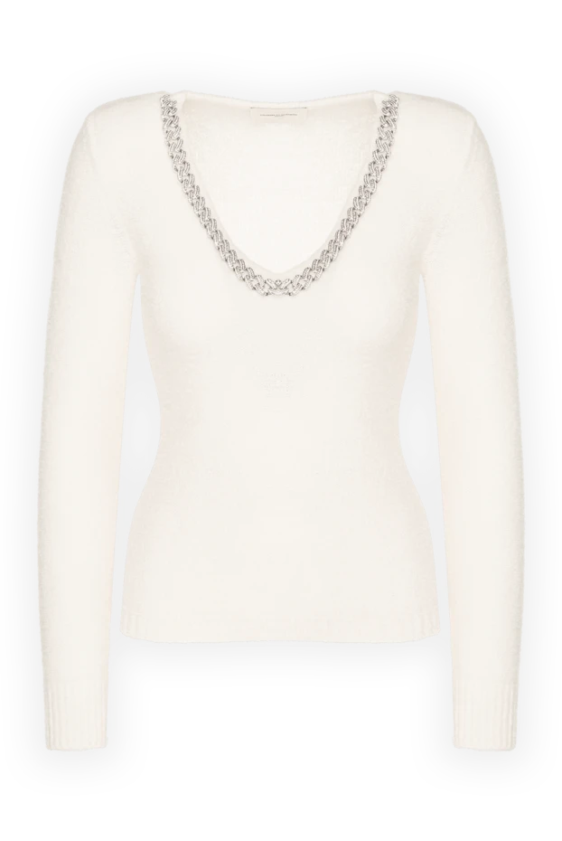 Giuseppe Di Morabito white wool and polyamide sweater for women 161801 - photo 1