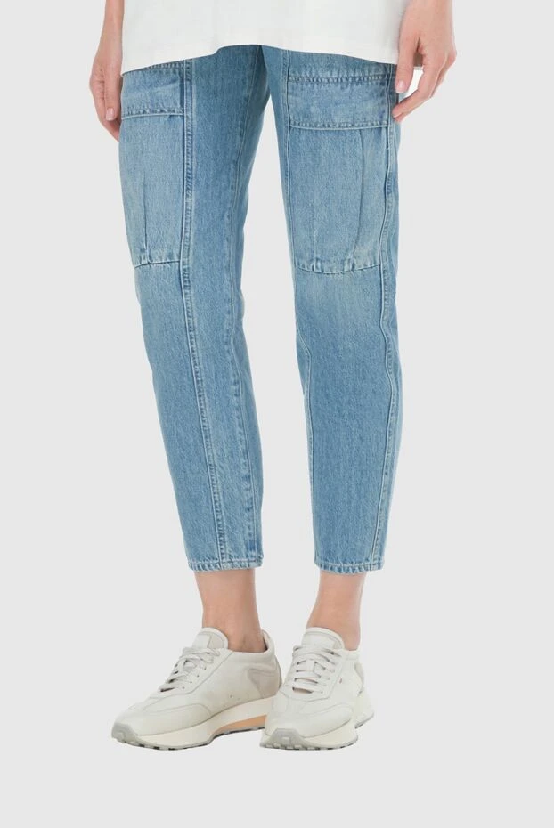 Citizens of Humanity женские джинсы из хлопка синие женские купить с ценами и фото 161808 - фото 2