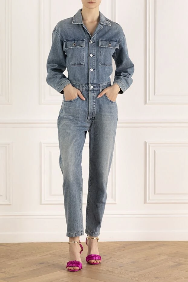 Citizens of Humanity woman women's blue cotton overalls buy with prices and photos 161809 - photo 2