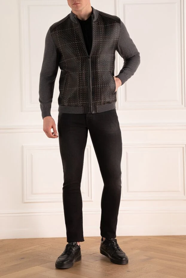 Torras мужские куртка из шерсти и натуральной кожи коричневая мужская купить с ценами и фото 161820 - фото 2