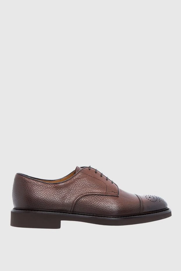 Doucal`s man brown leather men's shoes 161839 - photo 1