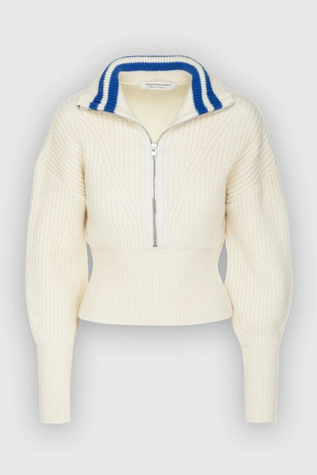 Philosophy di Lorenzo Serafini woman white woolen cardigan for women buy with prices and photos 161859 - photo 1