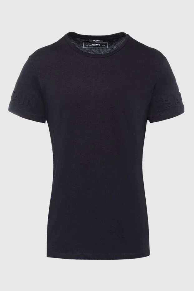 Balmain black cotton t-shirt for men 161986 - photo 1