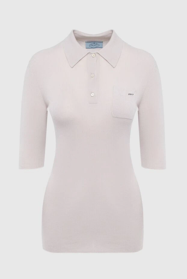 Prada woman women's pink cashmere polo buy with prices and photos 162018 - photo 1