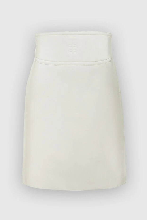 Givenchy женские юбка из кожи белая женская купить с ценами и фото 162029 - фото 1