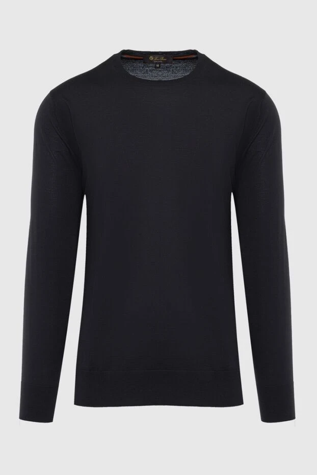 Loro Piana man black wool jumper for men buy with prices and photos 162064 - photo 1