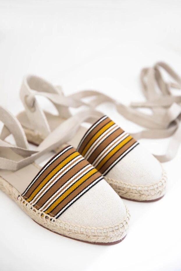 Loro Piana beige linen and cotton espadrilles for women 162145 - photo 2