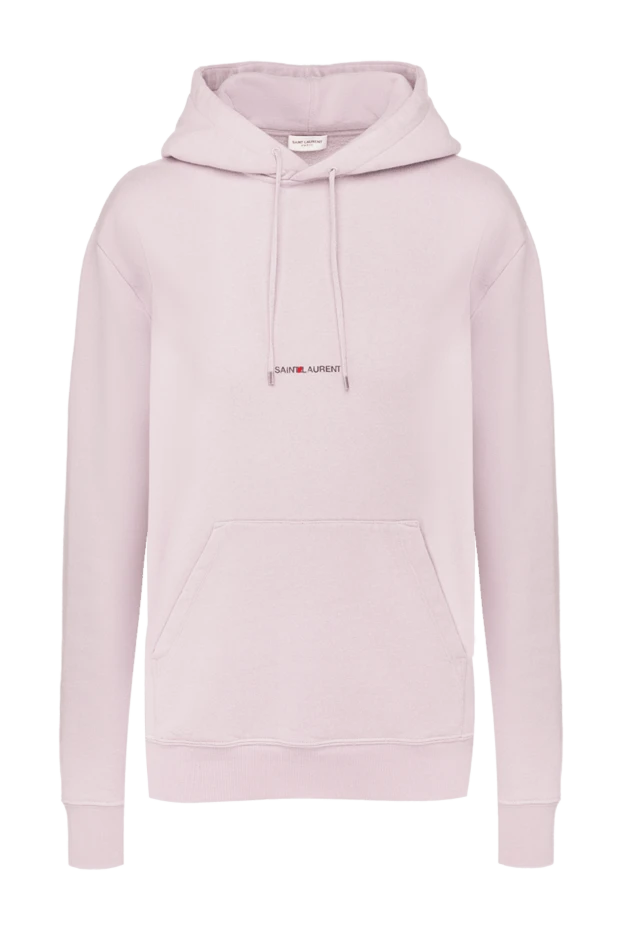 Saint Laurent hoodie made of cotton purple for women 162148 - photo 1