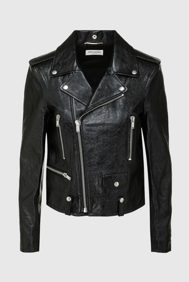 Saint Laurent black leather jacket for women 162152 - photo 1