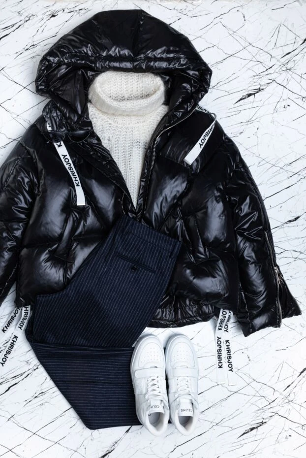 Celine women's cropped blue striped trousers 162157 - photo 2