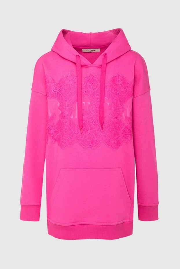 Valentino woman pink cotton hoodie for women buy with prices and photos 162161 - photo 1
