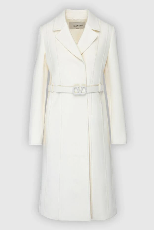 Valentino женские пальто из шерсти белое женское купить с ценами и фото 162162 - фото 1