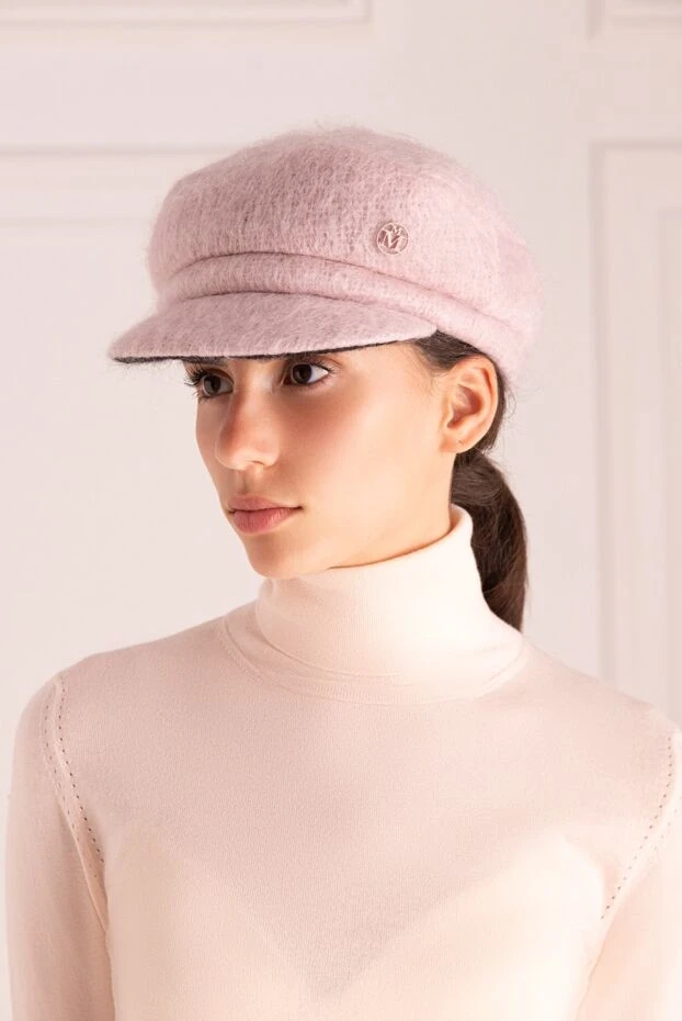 Maison Michel женские кепка розовая женская купить с ценами и фото 162167 - фото 2