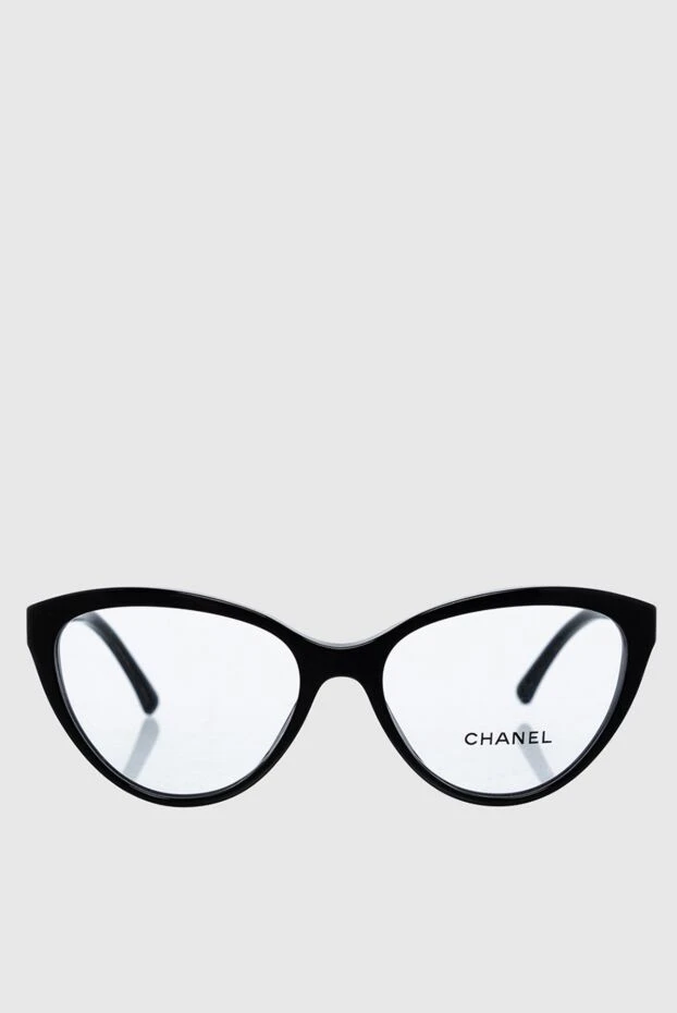 Chanel women's frame for glasses black in the shape of a cat's eye 162215 - photo 1