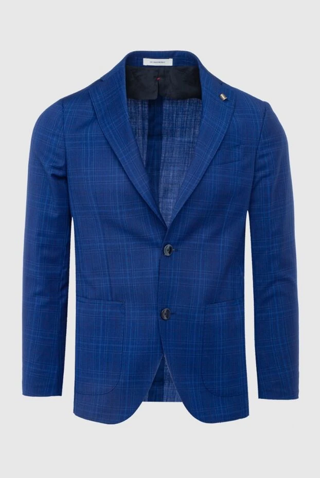 Sartoria Latorre мужские пиджак из шерсти синий мужской купить с ценами и фото 162276 - фото 1