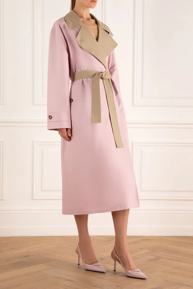 MSGM woman women's pink cotton raincoat buy with prices and photos 162288 - photo 2