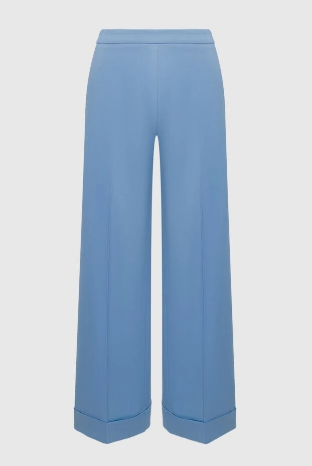 D.Exterior женские брюки из шерсти голубые женские купить с ценами и фото 162341 - фото 1