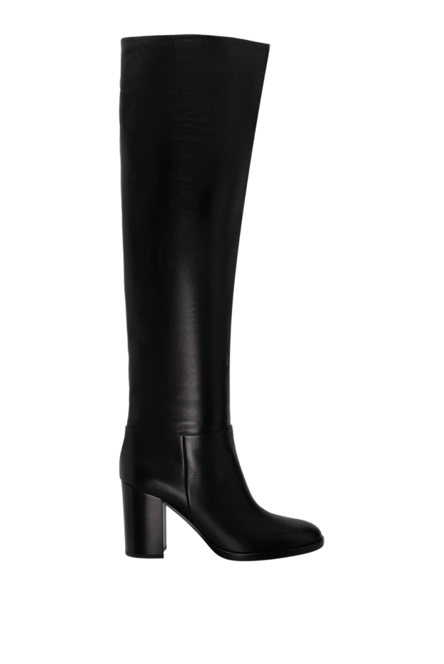 Gianvito Rossi woman black leather boots for women buy with prices and photos 162356 - photo 1