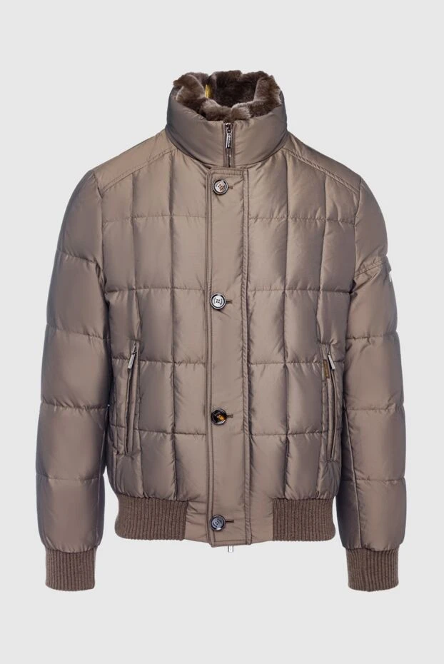 Moorer man men's down jacket made of polyester beige buy with prices and photos 162389 - photo 1