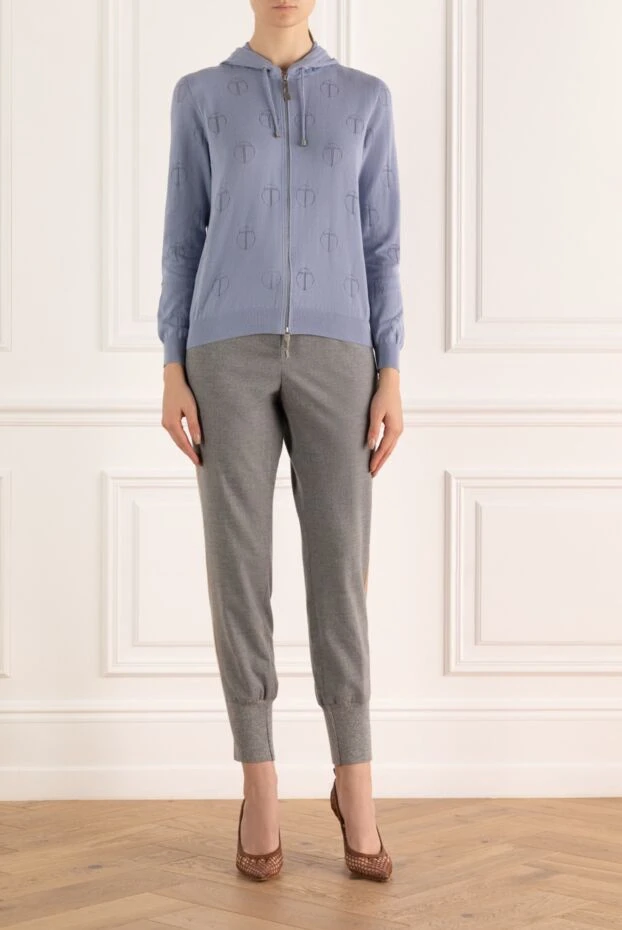 Peserico woman gray trousers for women buy with prices and photos 162427 - photo 2