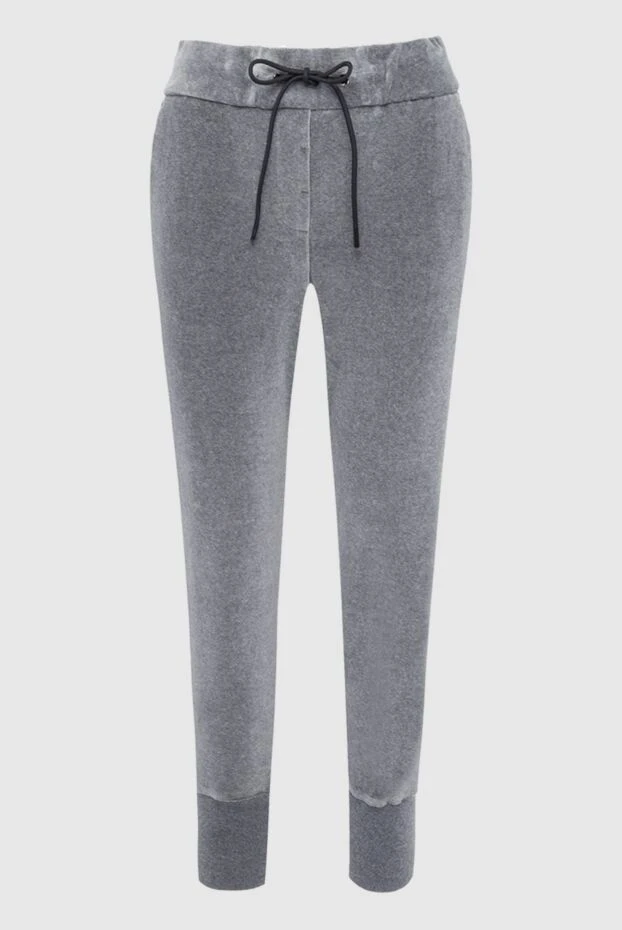 Cappellini woman women's gray cotton and polyamide trousers buy with prices and photos 162453 - photo 1